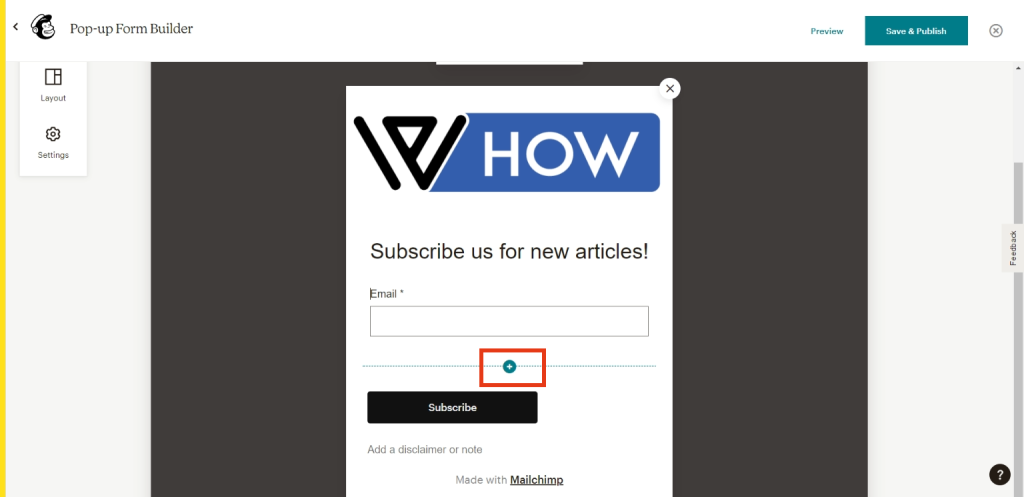 How to add Mailchimp to WordPress- Pop-up Form