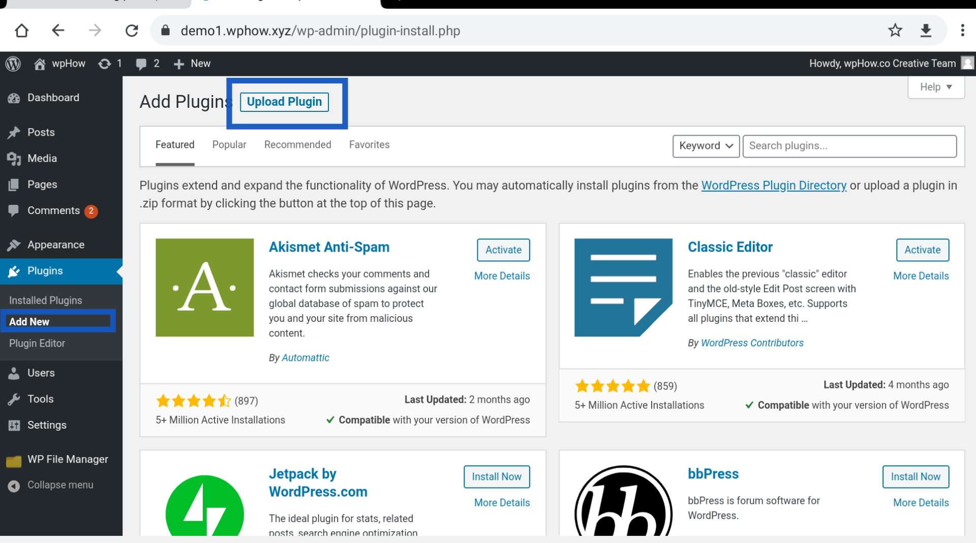 How To Add A New Plugin In WordPress? 3 Easy Ways - wpHow