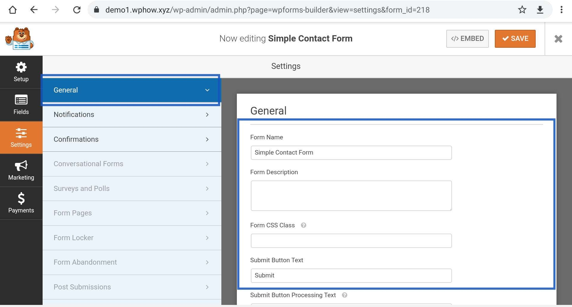 wordpress how to add contact form- - form