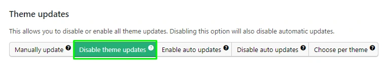 Disable Theme Updates - How to Update Theme in WordPress