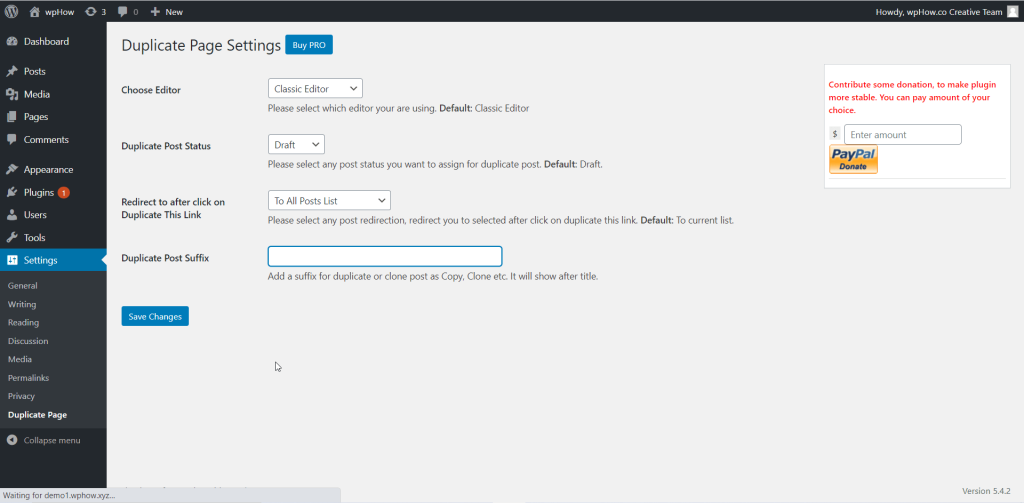 Duplicate sffix - How to Duplicate Page in WordPress