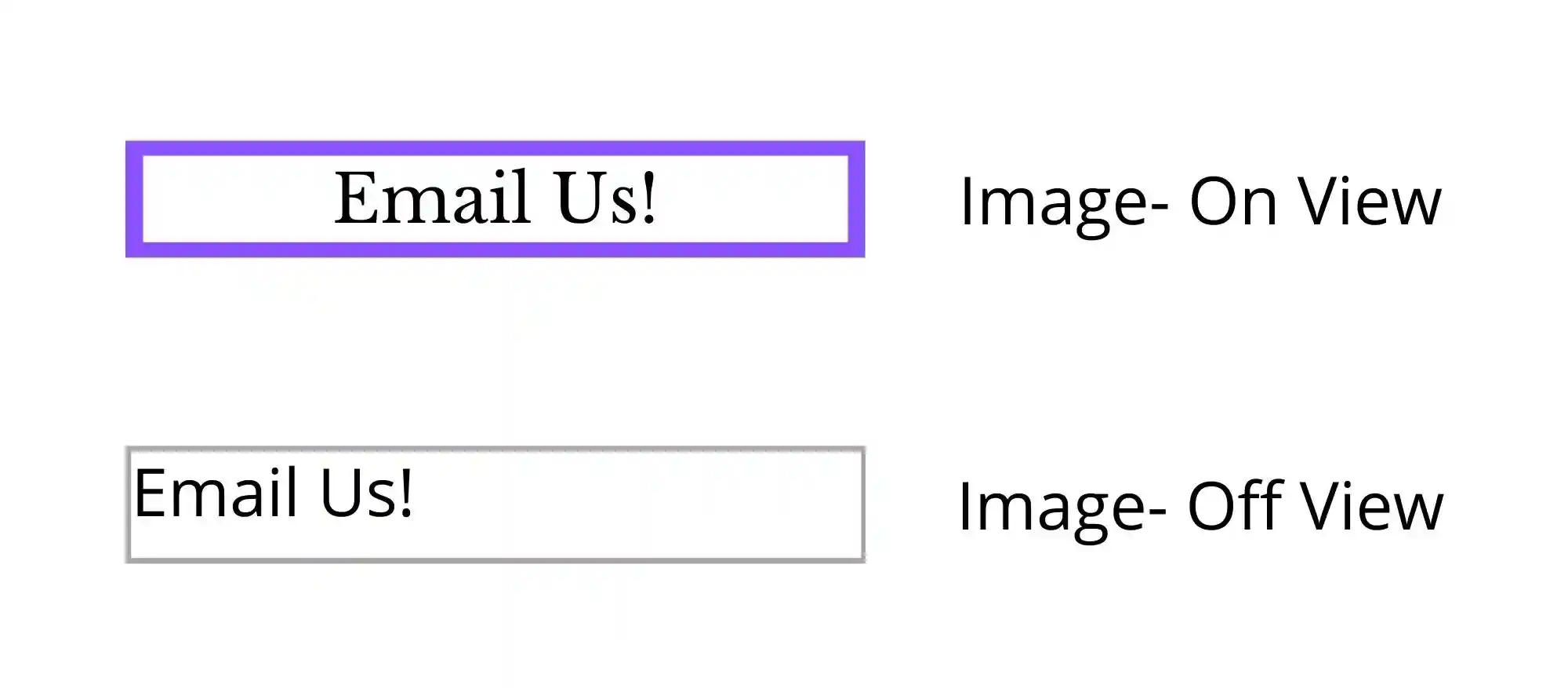 Add email button- Image sample