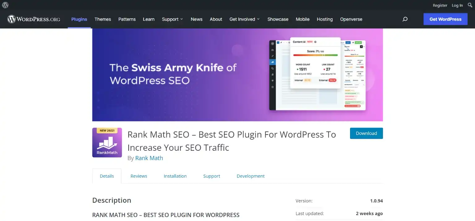 wordpress seo plugin- rankmath -Rank Math SEO plugin in wordpress