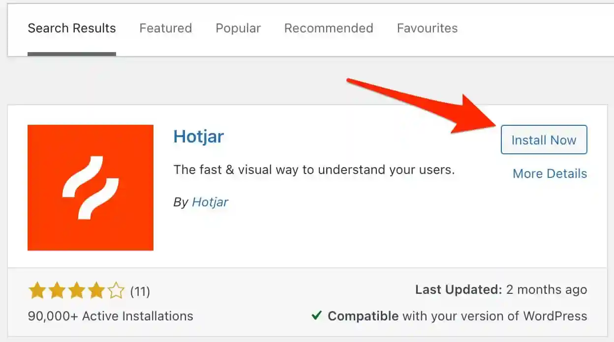install Hotjar on WordPress - install Hotjar