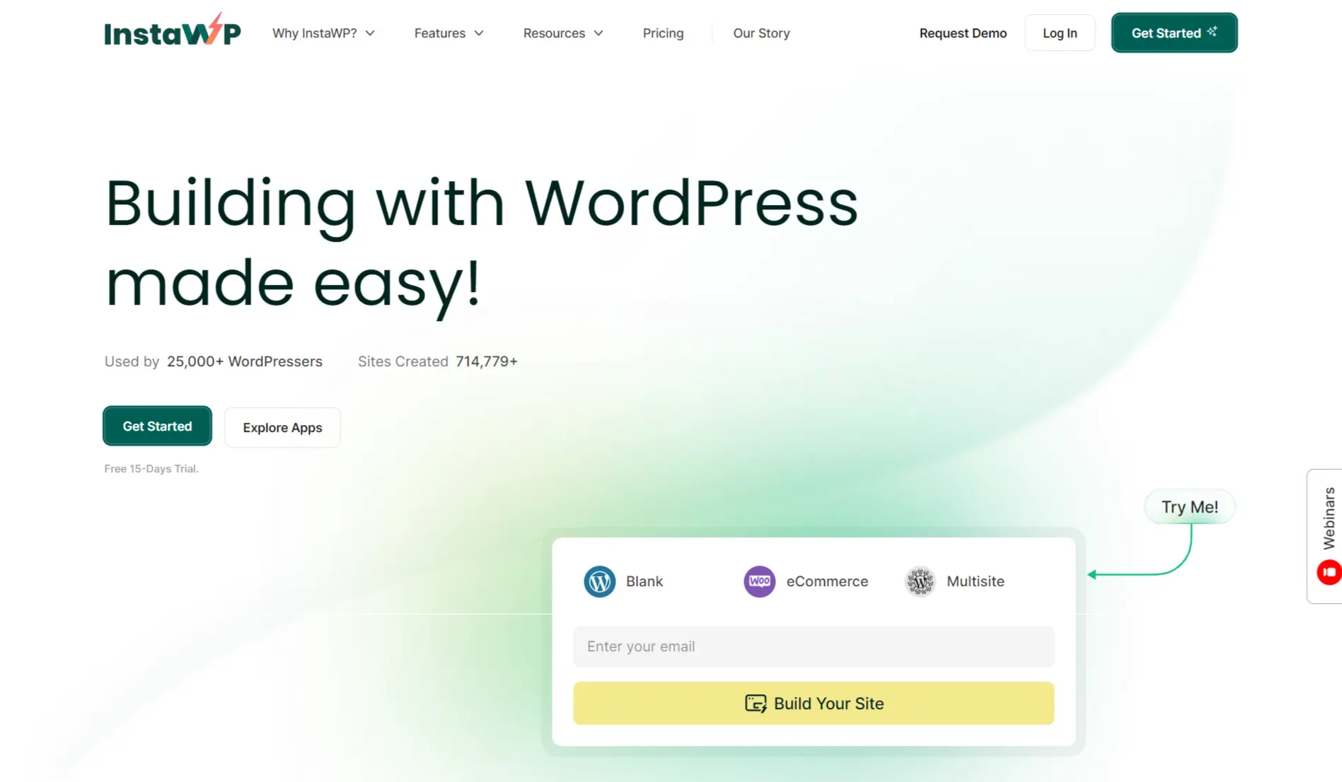 Change the WordPress theme - InstaWp