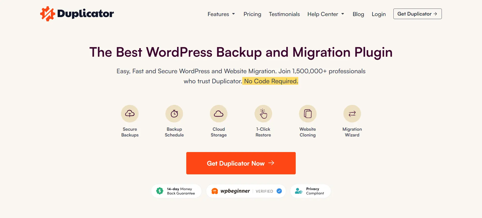 WordPress Backup Plugins - Duplicator