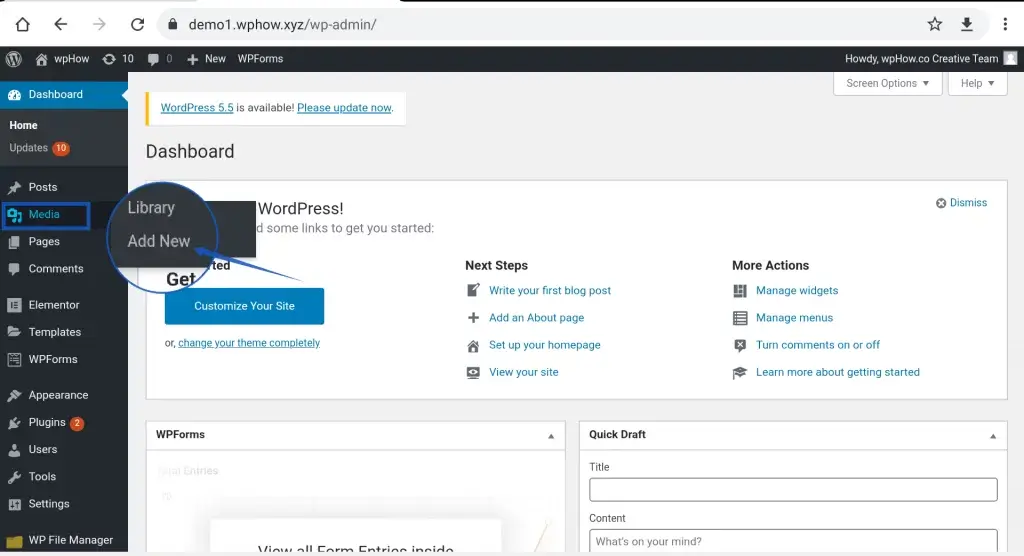 add a responsive PDF button on your WordPress website