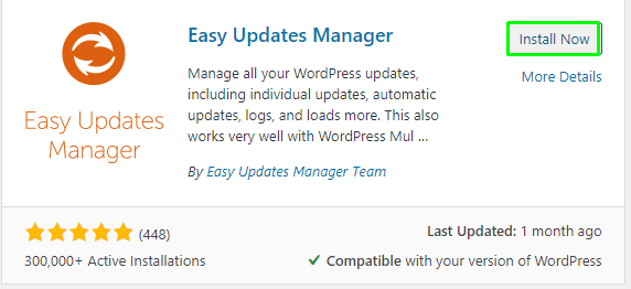 Install Easy Updates Manager - wordpress how to update theme