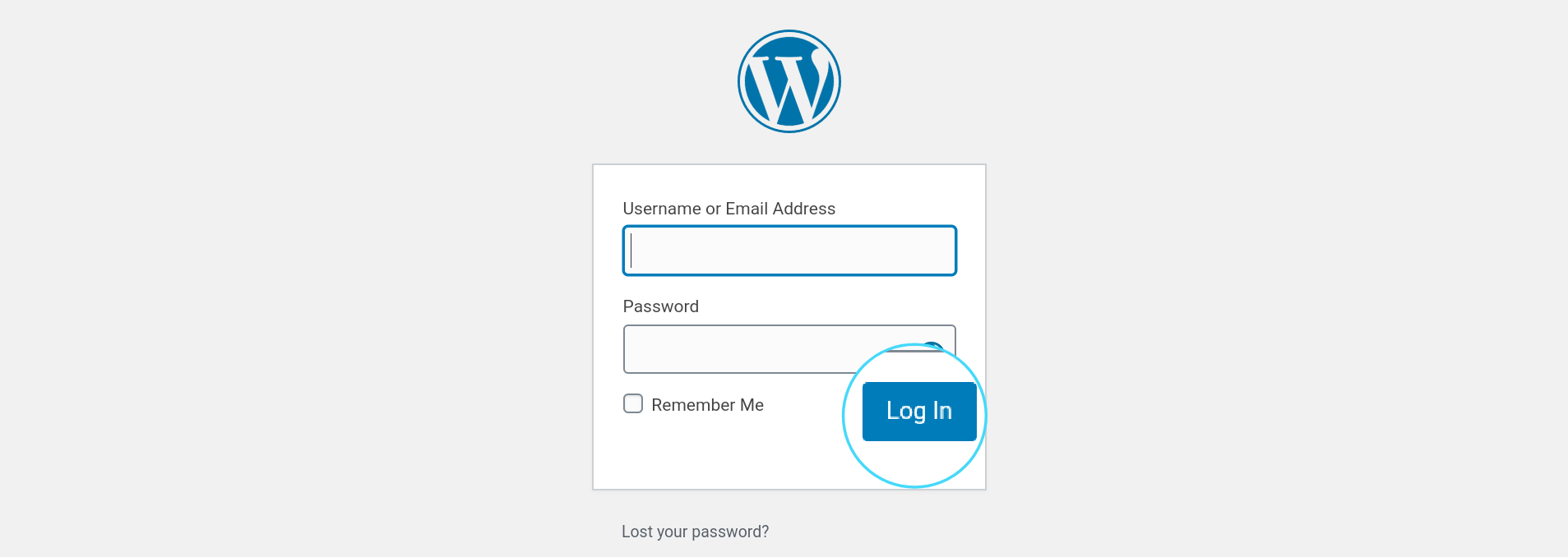 Login to WordPress Installation Site - how to change the site title in wordpress