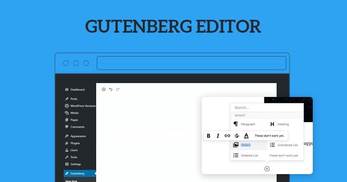 gutenberg block editor - wordpress block editor