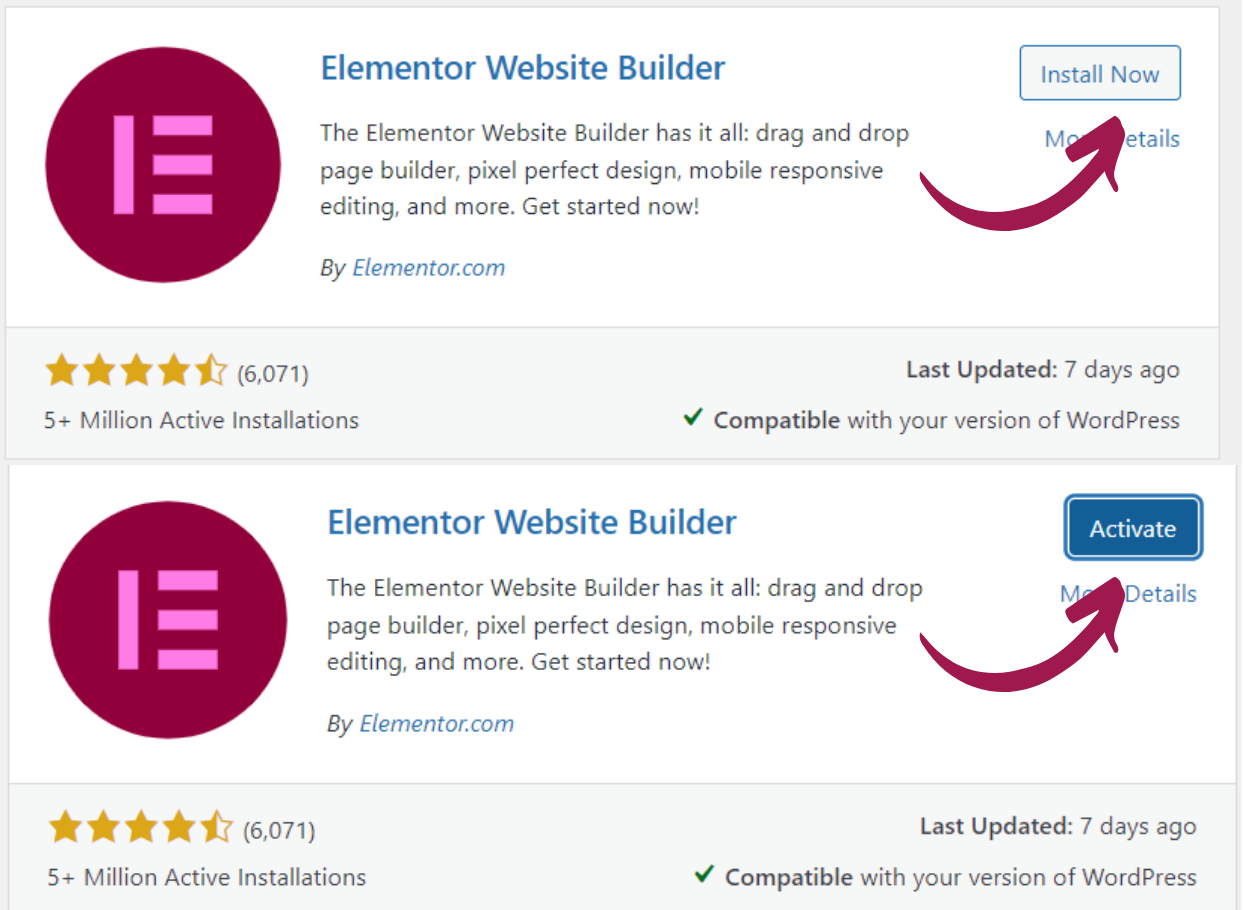 Shape dividers- Download and install Elementor