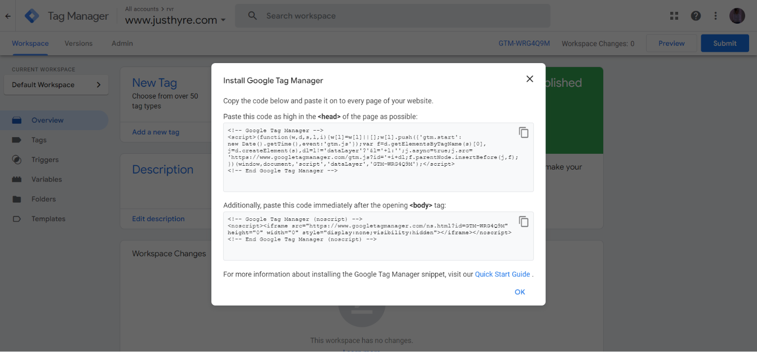google tag manager - codes - google tag manager on wordpress - google tag manager for wordpress