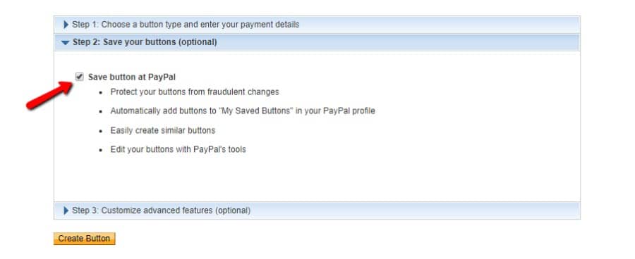 PayPal Donate Button in WordPress - save button - wordpress donate button
