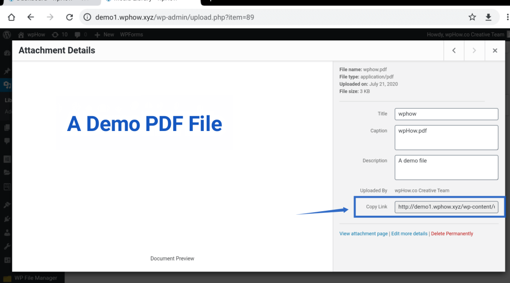 PDF Download Button Using Elementor - Button Link to Another Page