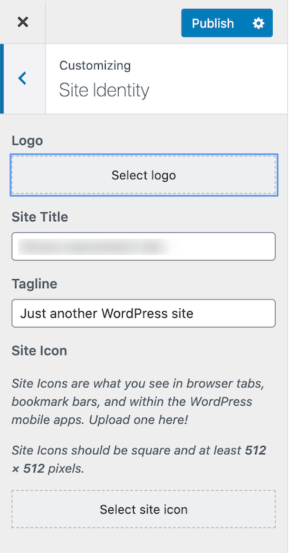 Change Logo in WordPress